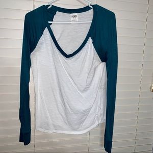 PINK VS baseball tee